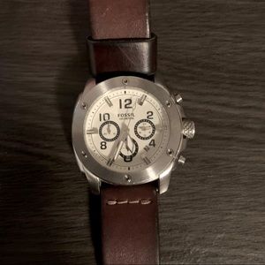 FOSSIL mens - Modern machine chrono leather watch